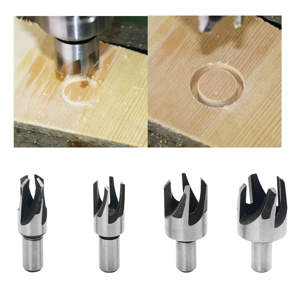 Набор сверл для резки 8 шт./компл. 1/4 &quot3/8" 1/2 &quot5/8" резьба по дереву