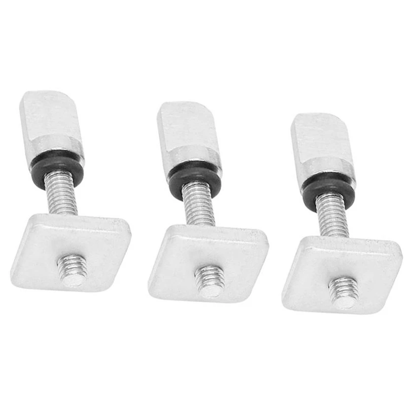 

3Pcs Boat Surfboard Fin Screw & Fin Plate Replacement Kit Longboard Fin Screws Plate Multi Tool Boat Accessories