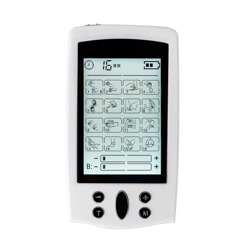 

Dual Channel EMS TENS Unit Machine Muscle Stimulator EMS Electronic Pulse Massager Electric Herald Tens Machine Body Acupuncture