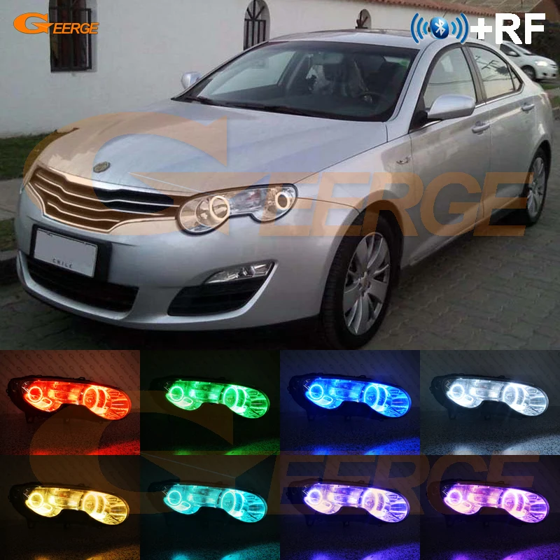 Для Roewe 550 MG 2008 2009 2010 2011 2012 RF remote Bluetooth App многоцветный ультра яркий RGB светодиодный