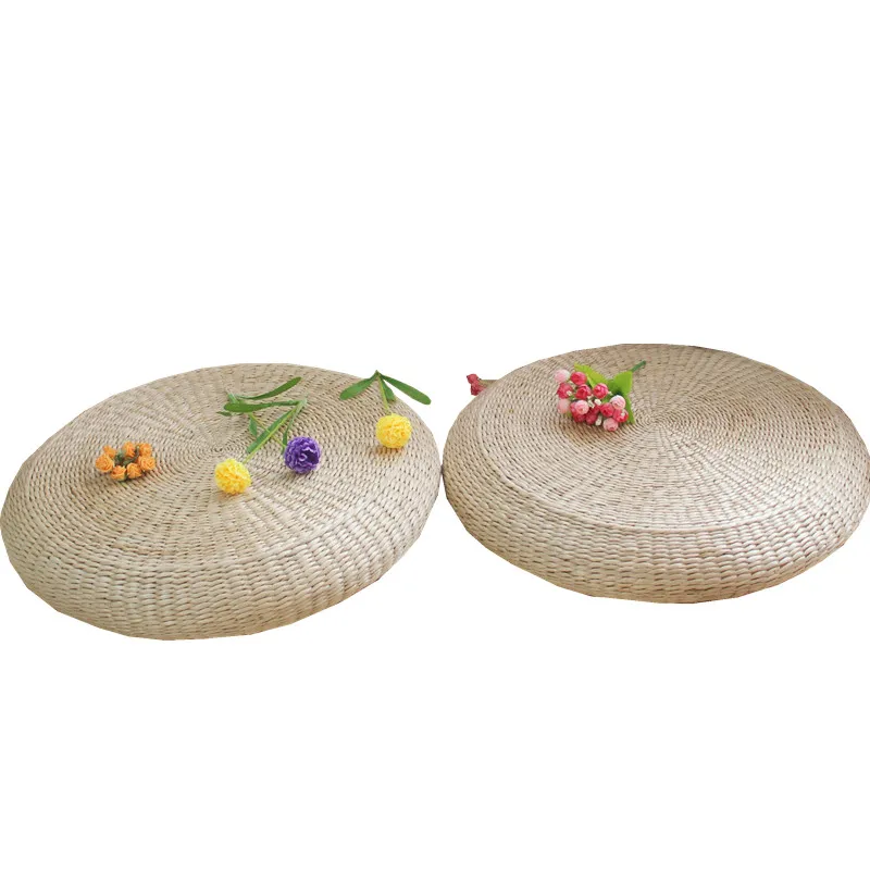 Конусная соломенная скамейка стул утолщенная подушка для медитации искусство