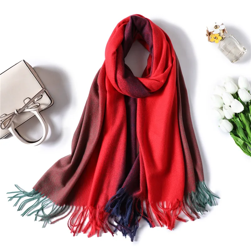 Дизайн 2021 брендовый женский шарф весна зима теплые кашемировые шарфы для Леди