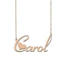 carol name necklace custom name necklace for women girls best friends birthday wedding christmas mother days gift