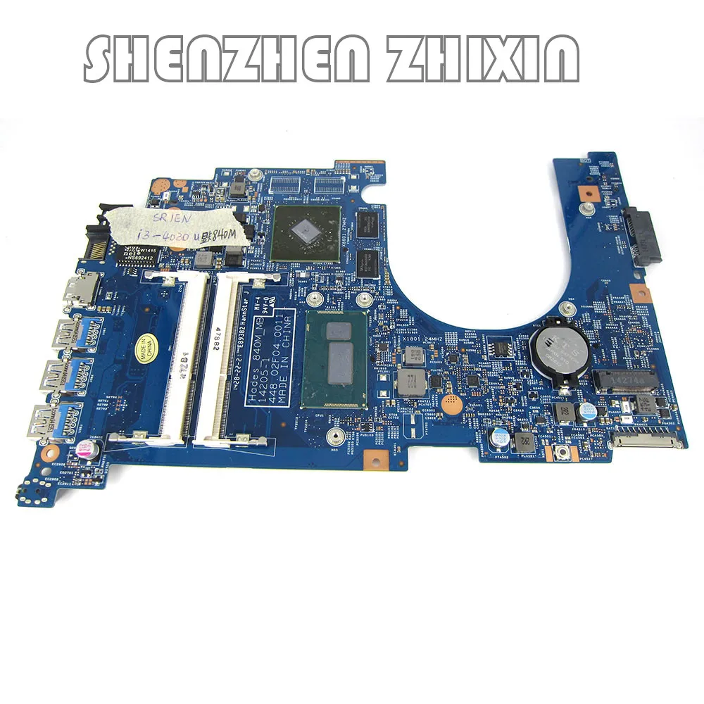 Материнская плата NBMQK11003 NB.MQK11.003 448.02F04.0011 14205-1 W/ I3-4030U CPU идеальная работа - купить по