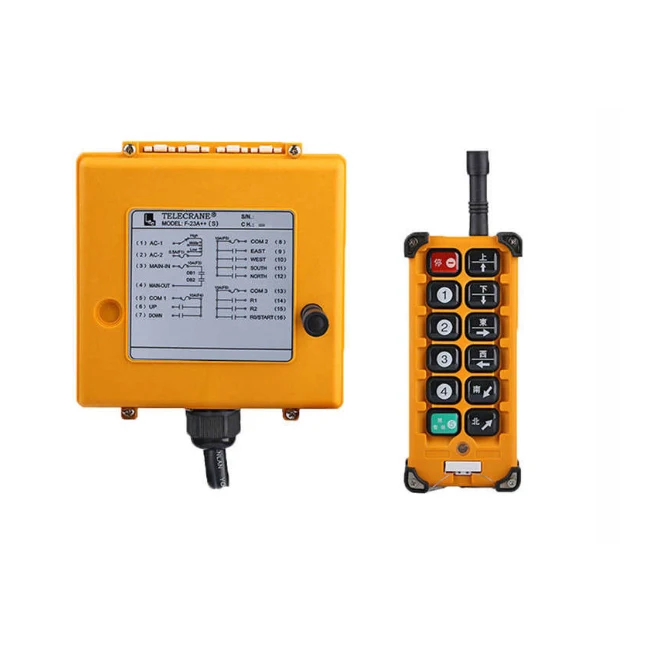 

wireless 2v controller transmitter receiver hoist with wireless remote f24-6s 6 buttons 1 speed hoist crane