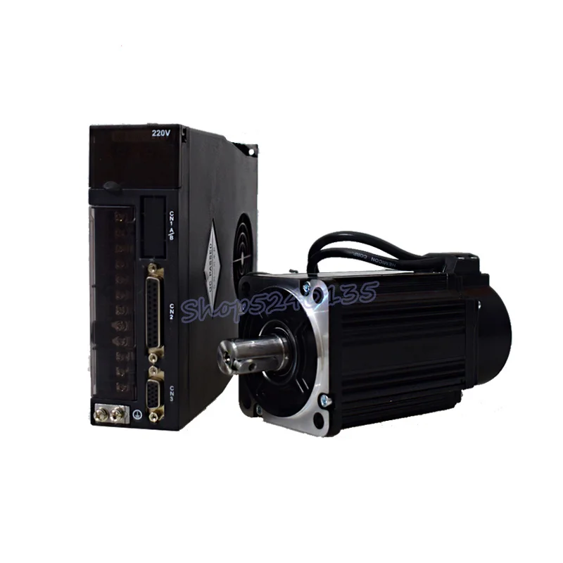 750W 90ST-M02430 Servo Motor Drive Kits NEMA32 220V 2.4Nm 3000r/min Modbus RS485/RS232 Replace Panasonic Fuji Delta for CNC - купить по