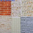 2 шт., наклейки для пола кукольного домика сделай сам, настенная паста для кухни, ванной, деревянные стены и пол, бумажные игрушки для кукольного домика