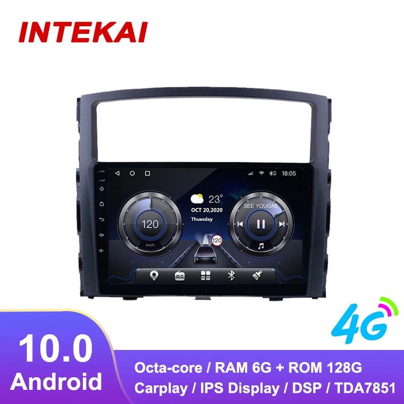 Автомагнитола 9 дюймов Android 10 0 GPS навигация Авторадио мультимедийный плеер для