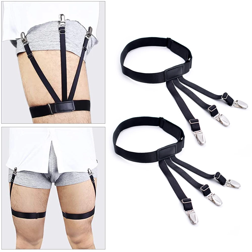 Мужская рубашка s регулируемая эластичная подвязка на лямках для мужчин и женщин