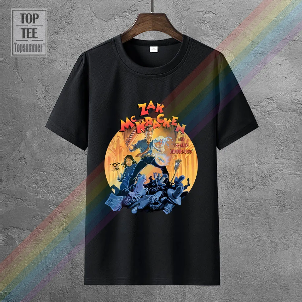 

T Shirt Zak Mc Kracken C64 Commodore Amiga Nerd Geek Gamer Gaming Retro Vintage 100% Cotton Short Sleeve O-Neck Tops Tee Shirts