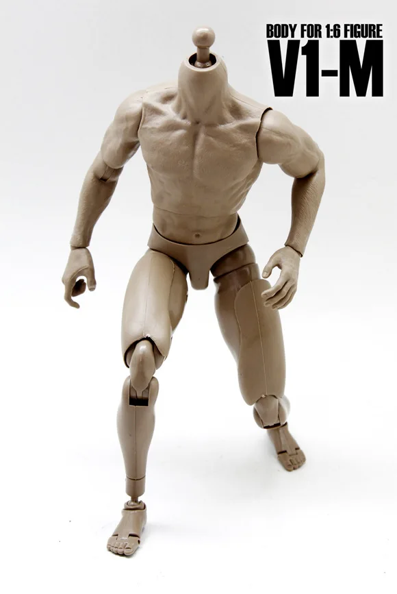 

1/6 Male Soldier Parts V1-M Muscle Body for 12 inch action figure