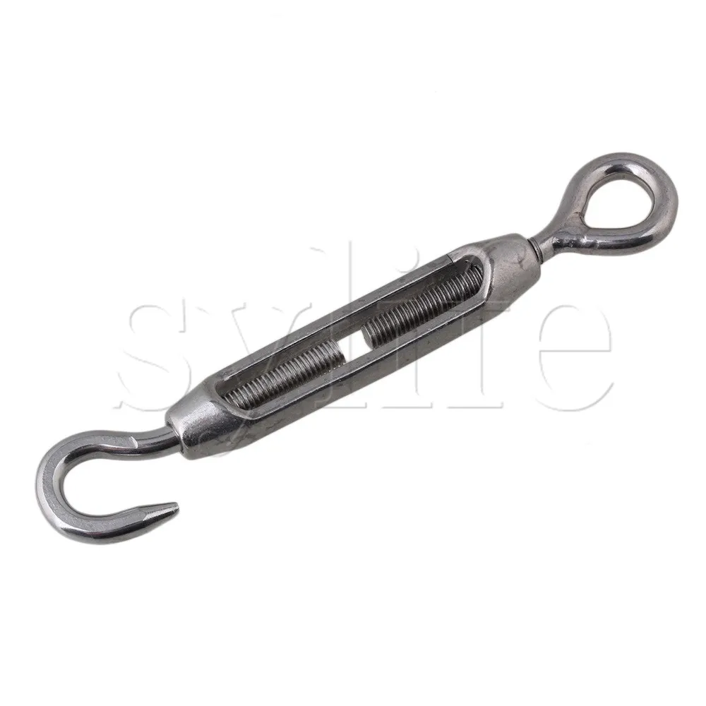 5 шт. M4 из нержавеющей стали 304 крюк и Глазчатая стяжка натяжение проволоки