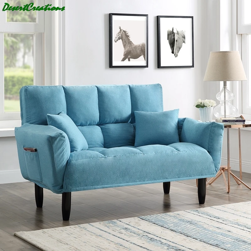 

Современный Стеганный диван с круглыми ножками из массива дерева