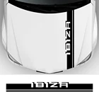 Наклейки на капот автомобиля Seat Ibiza 6J 6L, виниловая пленка, украшение из ПВХ, спортивные гоночные наклейки, чехол на капот автомобиля, аксессуары для автомобиля