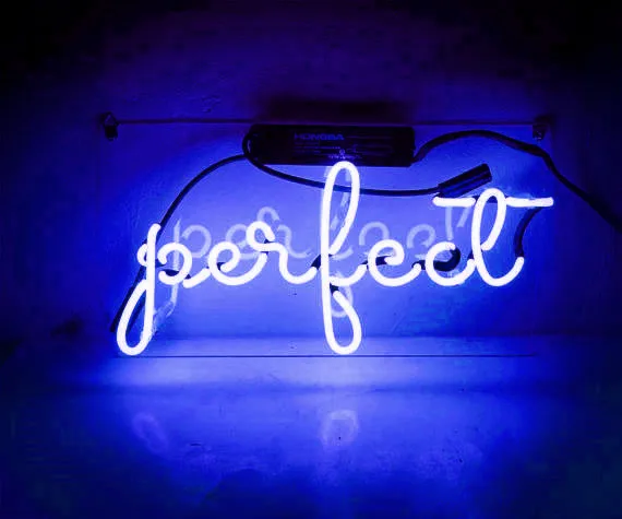 Фото Индивидуальный идеальный синий акриловый неоновый светильник вывеска пивной