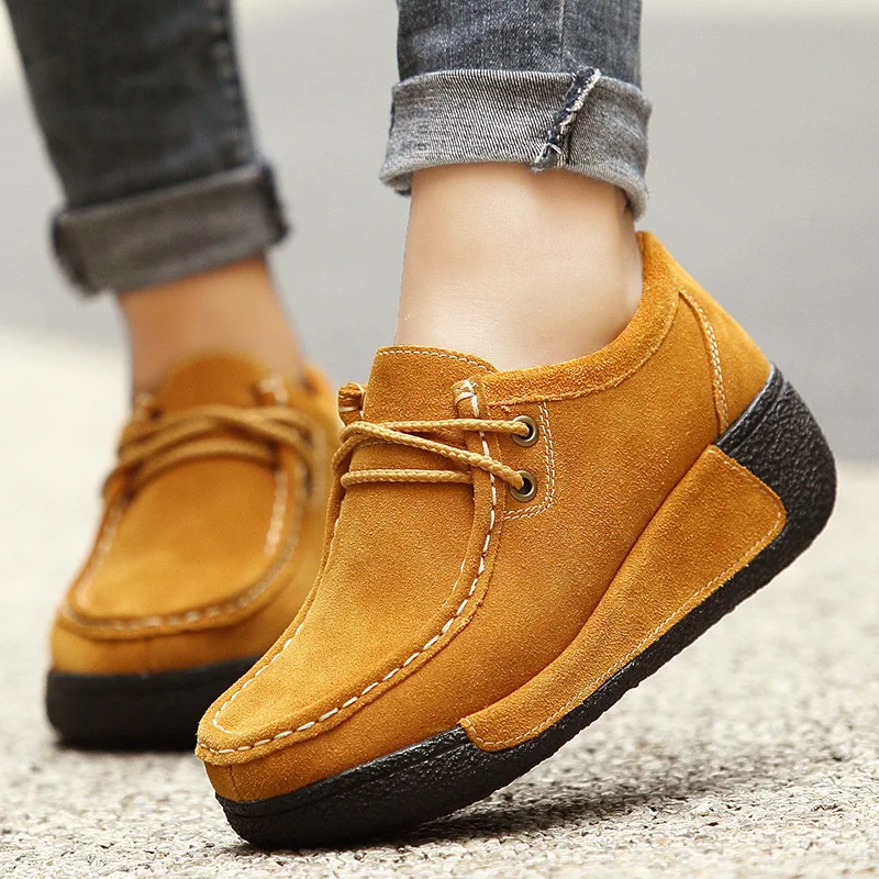 Женская обувь на плоской подошве низкая Толстая ботильоны повседневная