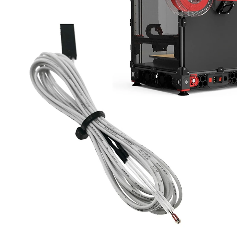 

5pcs HT-NTC 100K Thermistor Temperature Sensor Waterproof Probe Cable for Ender3/CR-10/CR-10Sr Safe and Durable