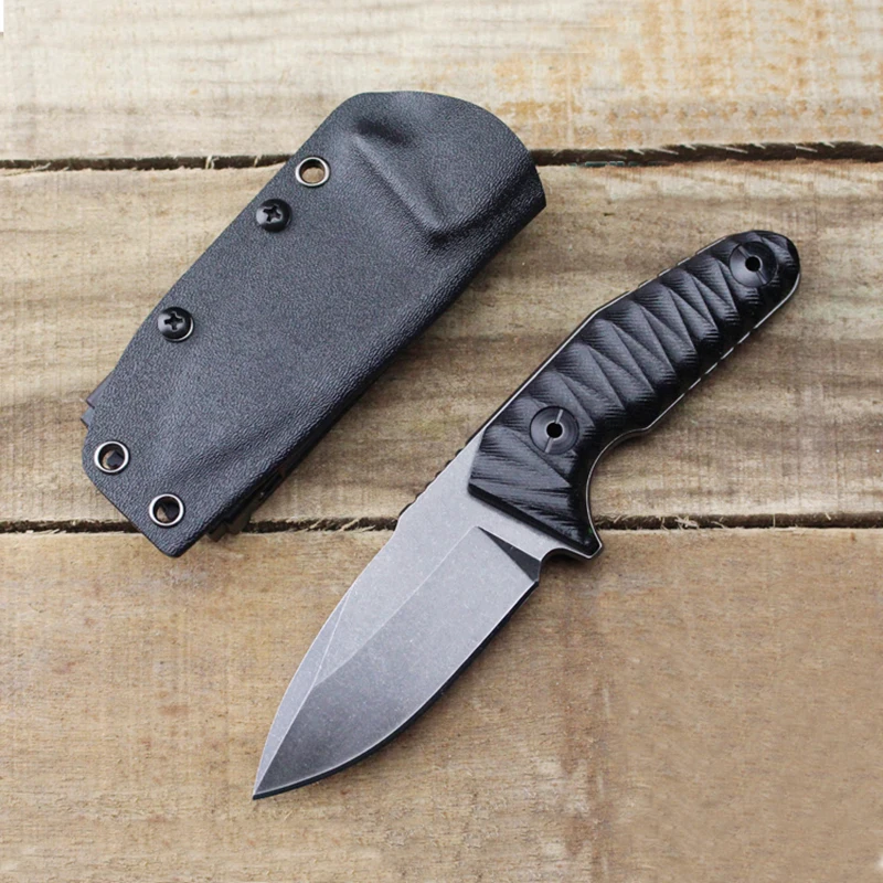 

Fixed Blade Knife Free shipping New Sharpest High hardness 9CR18MOV Full Tang Tactical Knife Survival Camping Knife