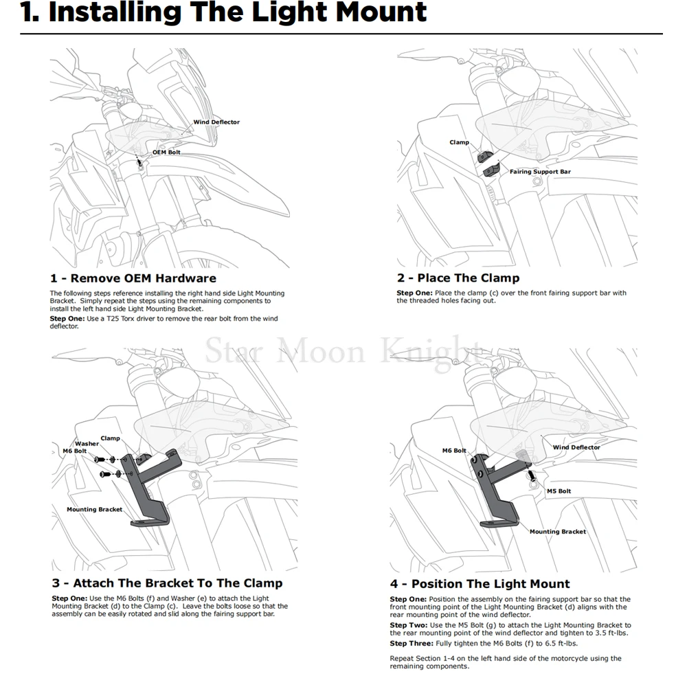 

NEW Motorcycle Accessories Fog lamp Spotlight Bracket Holder Spot Light Mount FOR 790 Adventure & 790 Adventure R 2019 2020 ADV