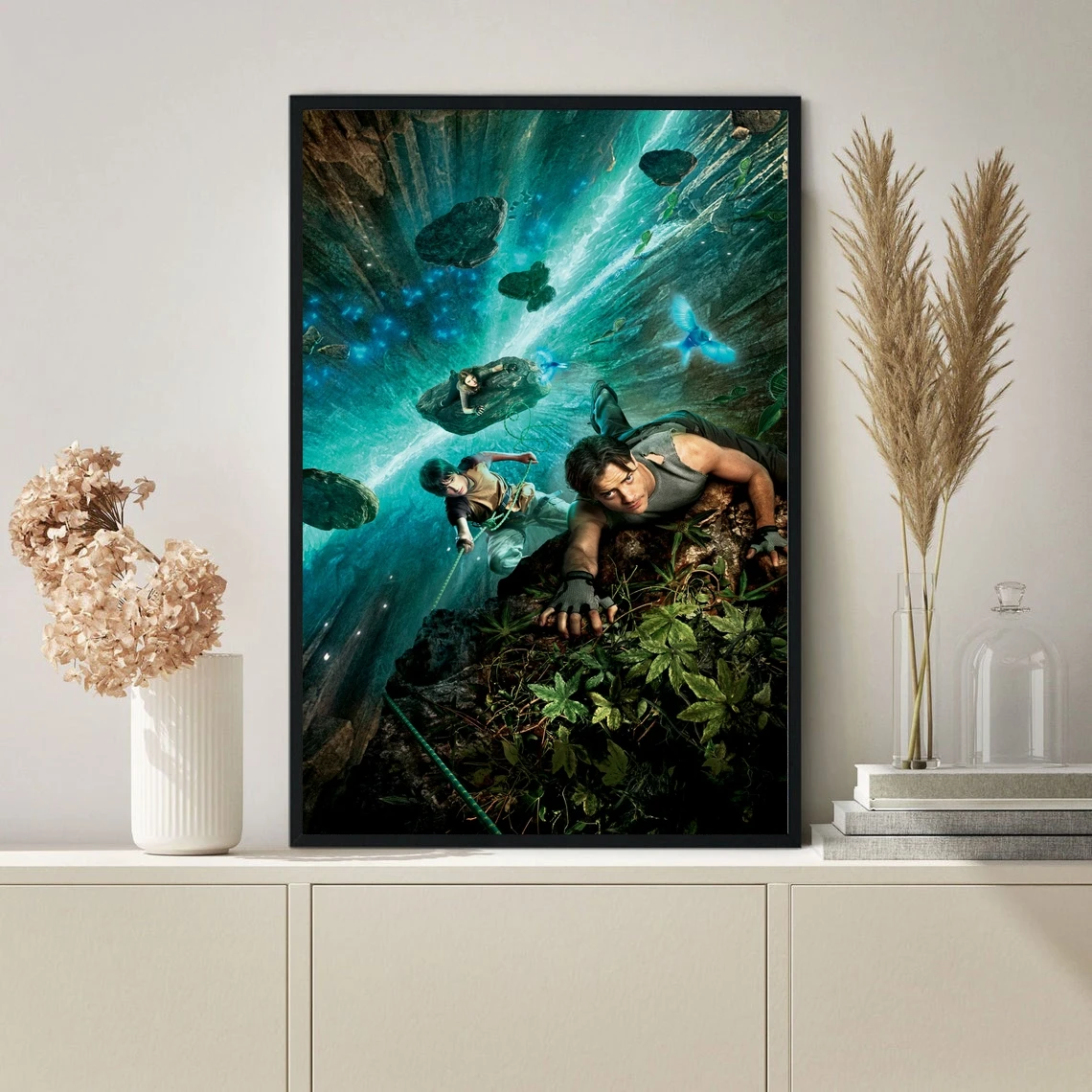 

Постер из фильма «Путешествие в центр земли», холщовая печать, настенная живопись, украшение для дома (без рамки)