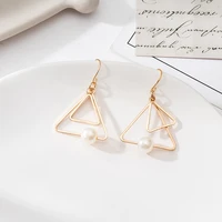 xp 1 pairsset vintage earrings korean pearl tassel dangle drop earrings for women 2021 trend unusual fashion earings jewelry