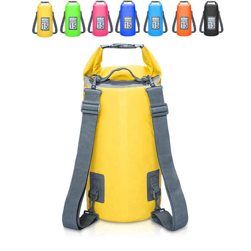 

30L Waterproof Bag PVC Waterproof Bags Swimming Beach Drifting Pack Camouflage Waterproof Bucket Bag Shoulder Waterproof Bag