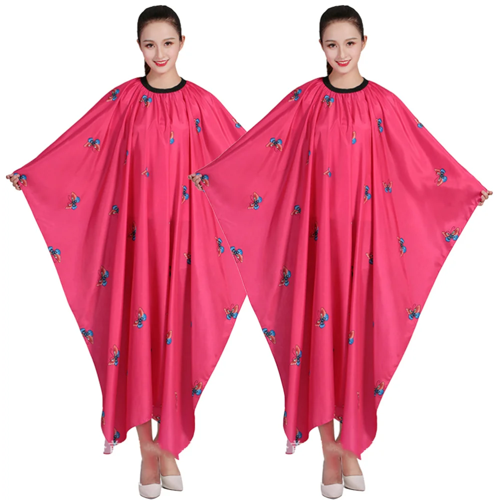 

Professional Hair Salon Cloth Hairdressing Cape Haircut Cape Cloak Haircut Gown Hair Styling Apron for Home Barber Shop (Random
