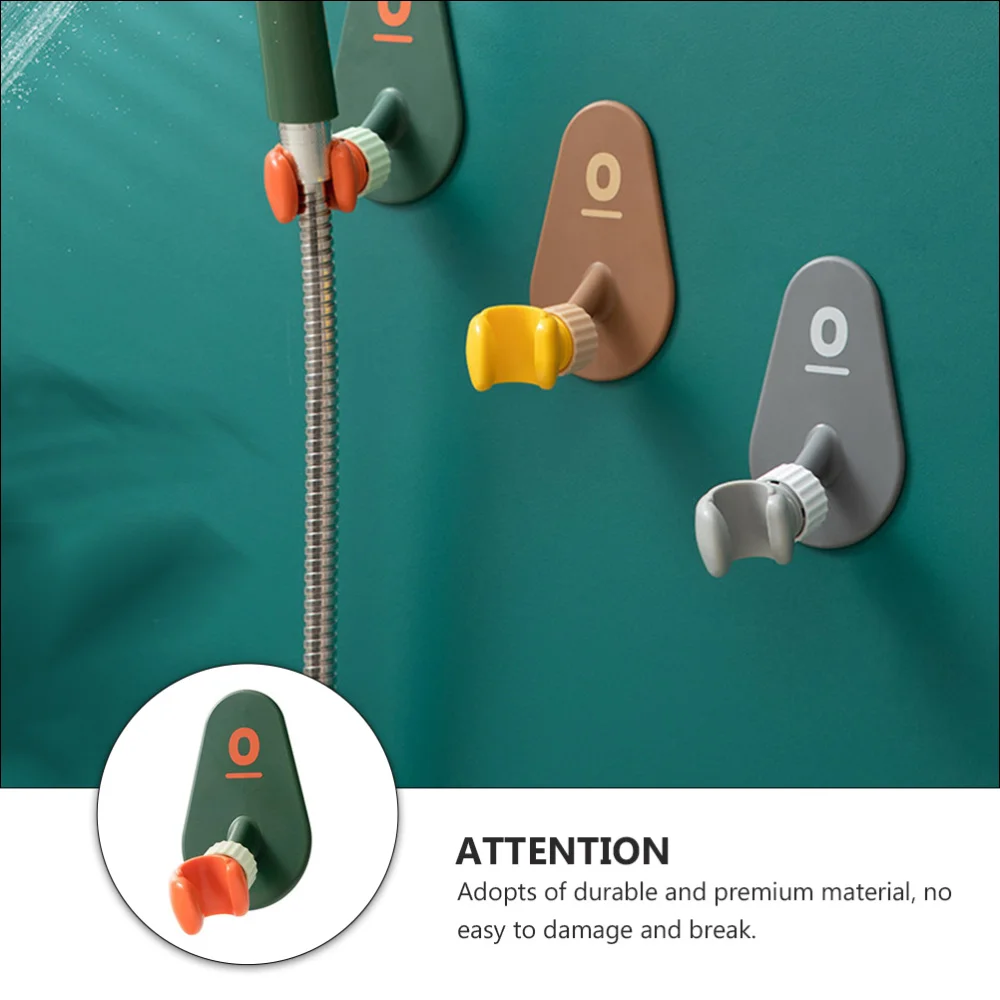 

1pc Shower Head Rack Bathroom Shower Head Hook Shower Head Shelf (Green)