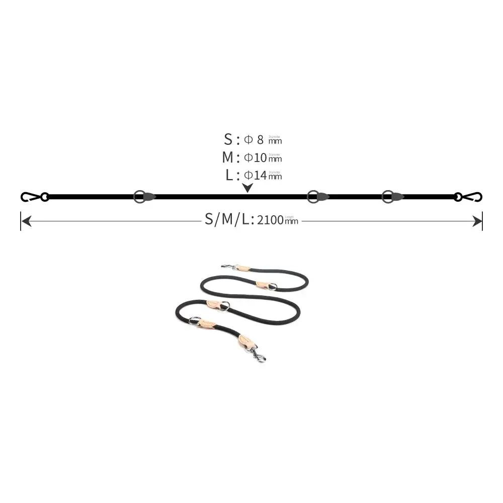 Многофункциональный двойной поводок P цепи воротник две собаки поводки из