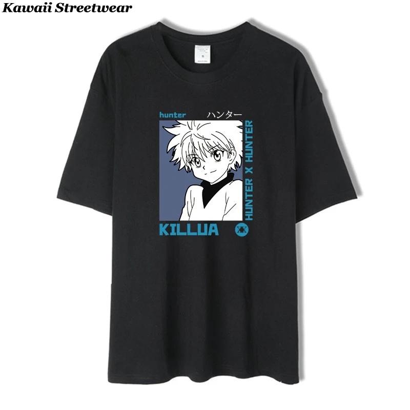 Обувь в стиле аниме Hunter x hunter хоть футболка для Для женщин e девочек Kawaii милые Harajuku