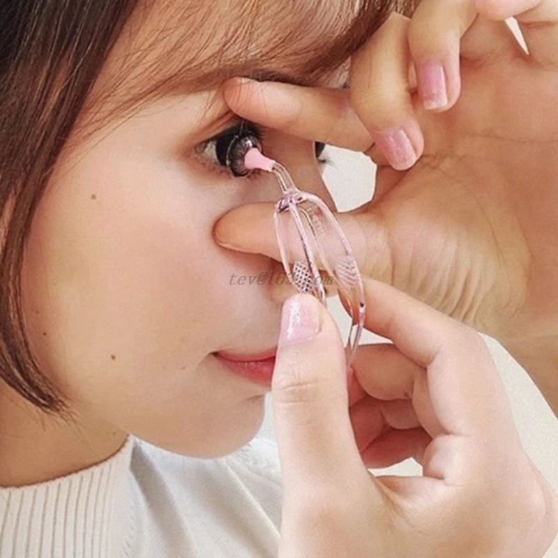

Eye Care Contact Lenses Inserter Remover Silicone Soft Tip Tweezer Stick Case Set Wearing Tools