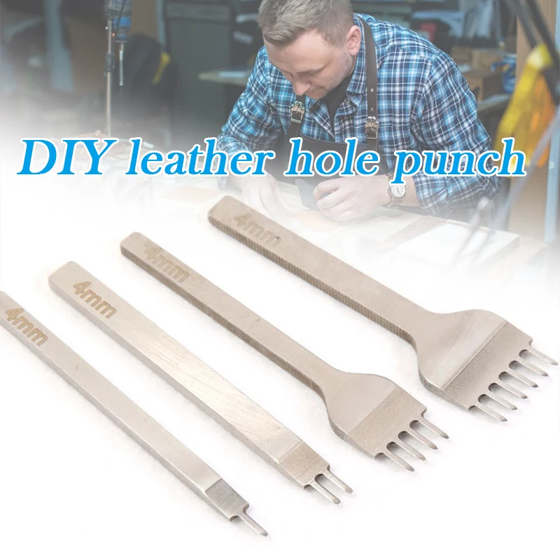 

Spacing Punch Tool Set Leathercraft Tools Hole Punch Setting Tool Lacing Stitching Sewing For Home PR Sale