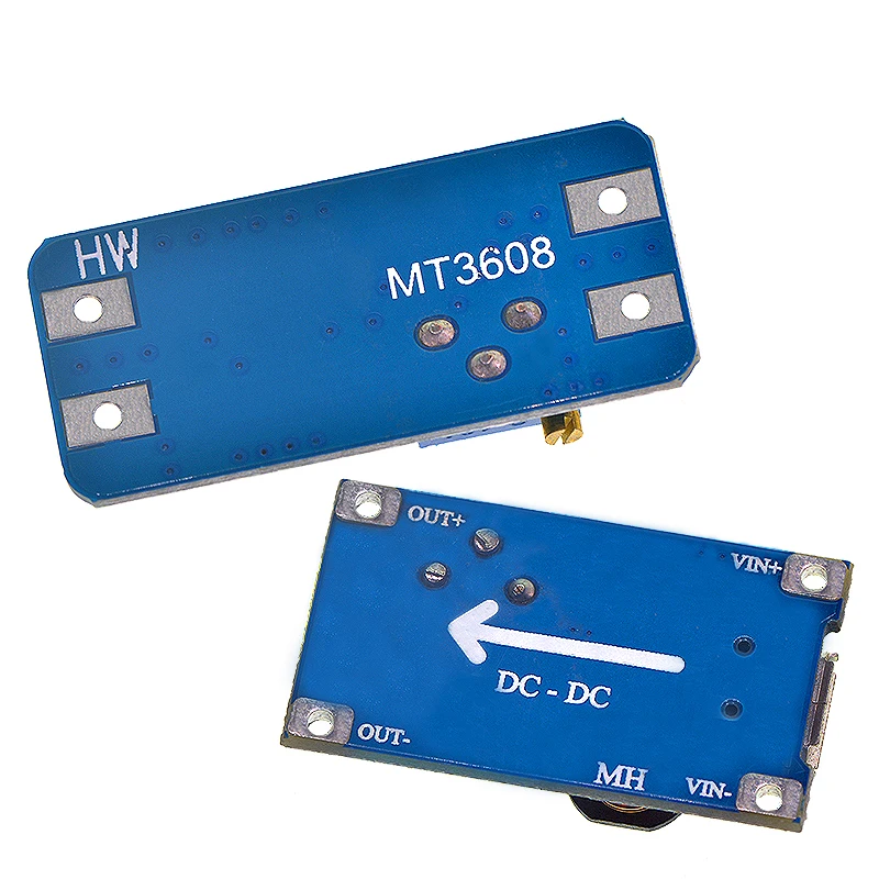 5 шт. Повышающий Модуль MT3608 DC 2 а с MICRO USB в 24 до В 9 12 28 в|Регуляторы