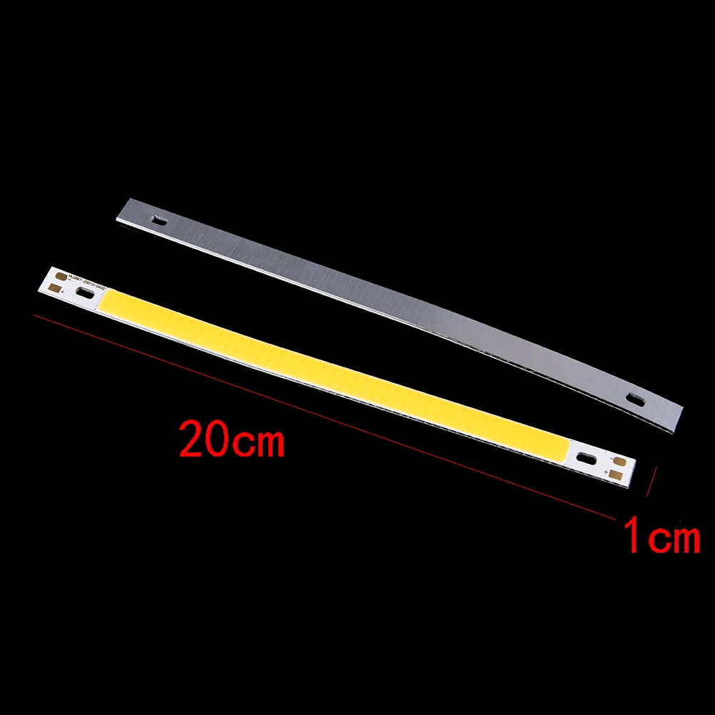 

10W COB LED Chips LED Strip Bar Light Bulb Lamp Flood Light Pure White Warm White 1000LM for DIY Lighting 200x10mm DC12-24V