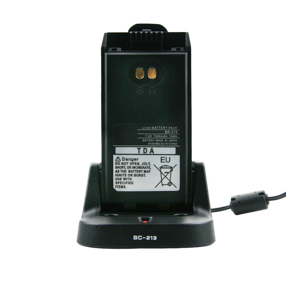 10Pcs Battery Charger BC213 for Icom BP279 BP280 Battery  F1000D F2000D Walkie Talkie