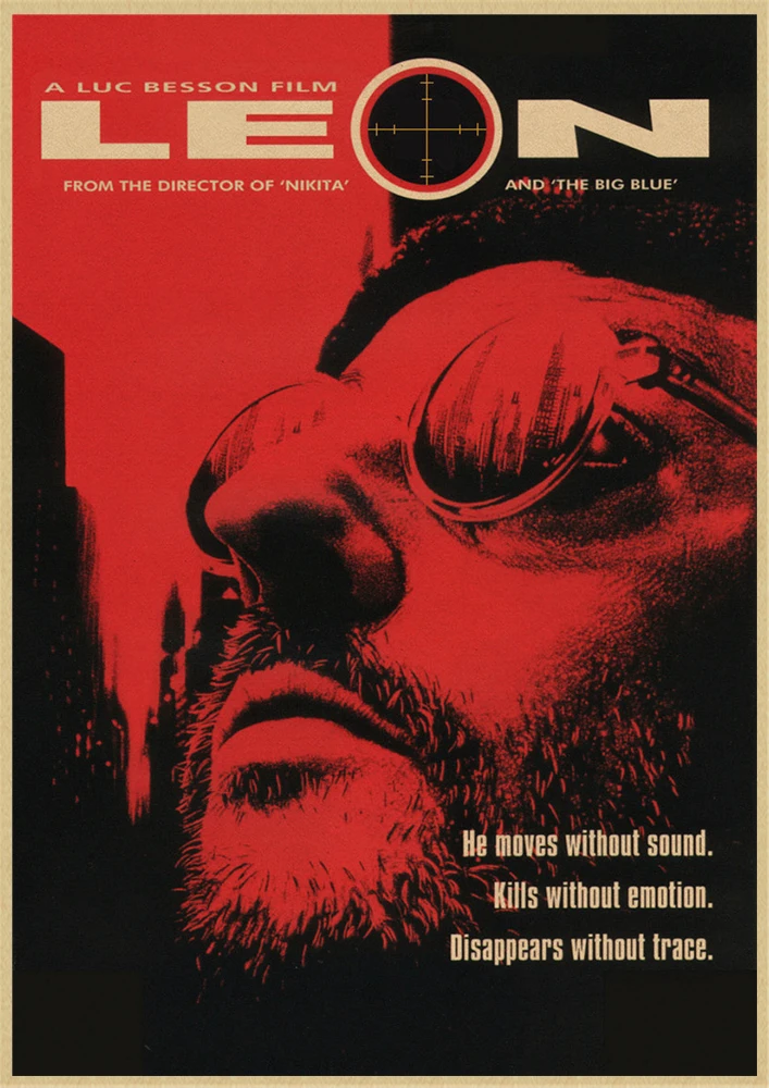 Настенные стикеры Leon профессиональный винтажный фотопостер Настенный декор