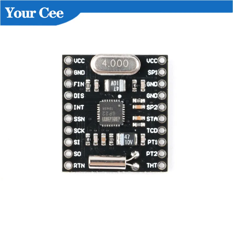 TDC-GP22 GP22 SPI интерфейс Универсальный 2-канальный 4-проводной преобразователь