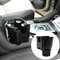 for abs car rotating cup holder with mobile phone box multi function two in one car water cup holder trim interior accessories
