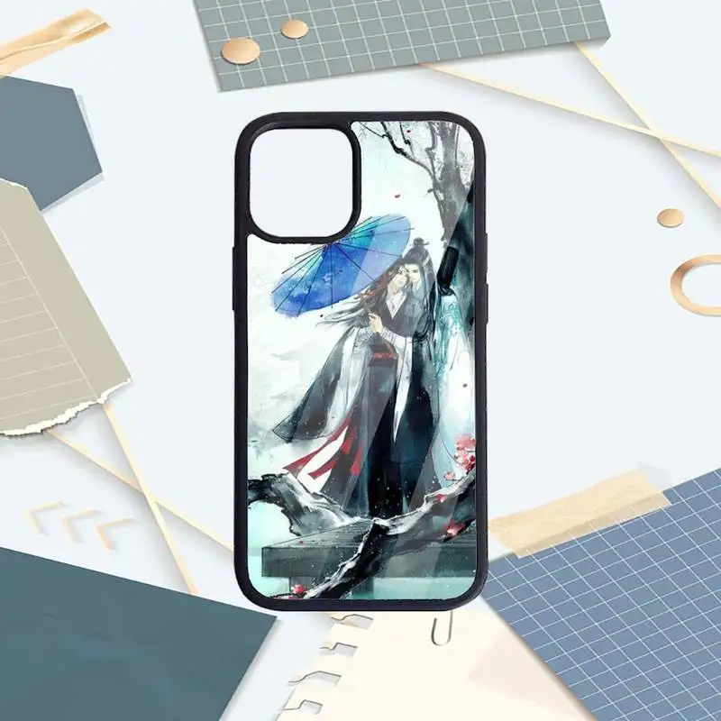 

mo dao zu shi anime Phone Case PC for iPhone 11 12 pro XS MAX 8 7 6 6S Plus X 5S SE 2020 XR Luxury brand shell funda