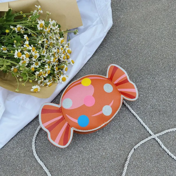 Милая миниатюрная сумка для монет карамельных цветов маленький кошелек