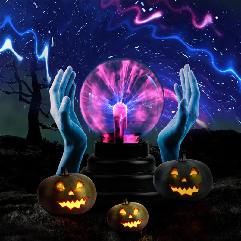 Sunligoo Plasma Ball Light Thunder Lightning Plug In Touch Sensitive USB или питание от аккумулятора для