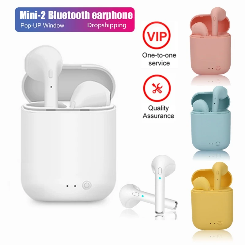 Мини 2 Наушники вкладыши tws беспроводные наушники Bluetooth 5 0 стерео звук гарнитура