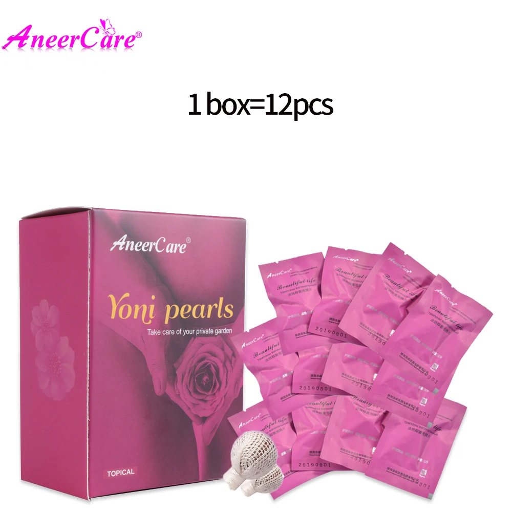 

12Pcs Feminine Yoni Pearls Clean Point Chinese Medicine Vaginal Detox Hygiene Products Womb Care YoniDetox Beautiful Life Tampon