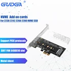 Адаптер GUDGA M2 Pcie, PCI-E 3,0x1 X4 на M.2 NVMe, плата расширения M Key + B Key для 2230 2242 2260 2280 BTC
