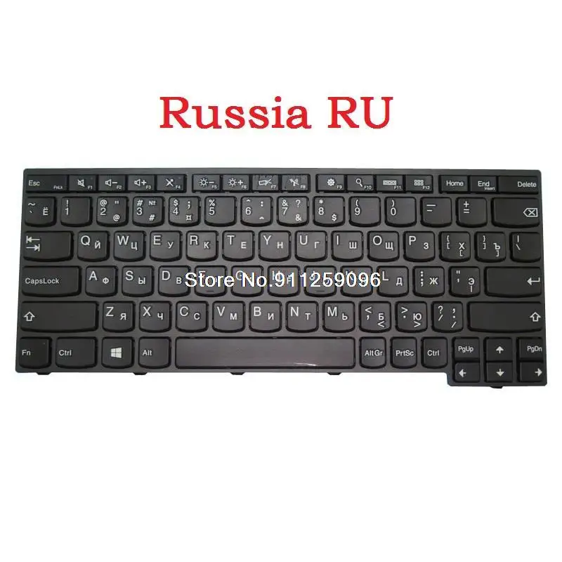 Русская клавиатура для ноутбука Lenovo для Thinkpad Yoga 11E 20D9 20DA 20E5 20E7 20E6 20E8 20ED 20EE 04X6322 04X6244 Новинка