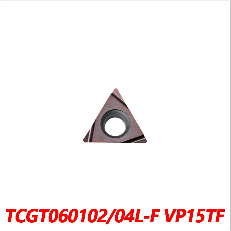 

100% Original TCGT TCGT060102L-F VP15TF TCGT060104L-F 10pcs CNC lathe Insertion Carbide Insert Imported From Japan High Quality