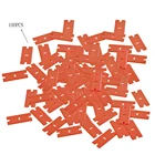 FOSHIO 100 шт. Пластик бритвы скребок лезвия для углеродного упаковочная Фольга скребка: Двойной Старый клей Стикеры жидкость для снятия инструмент для очистки