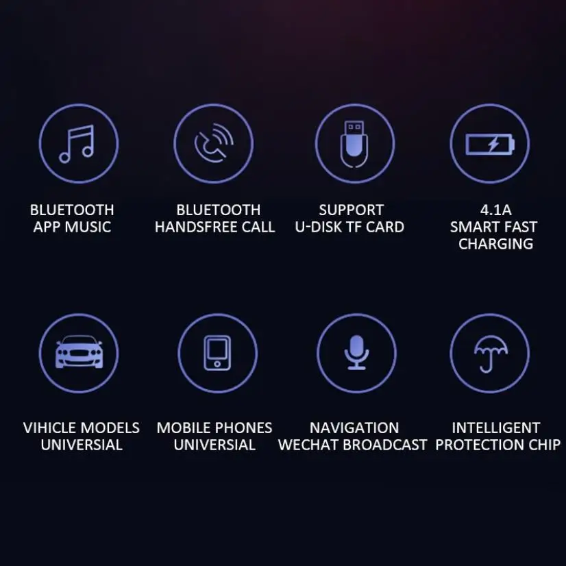 Handsfree transmisor fm bluetooth автомобильный комплект fm-радио Передатчик Автомобильный mp3 плеер USB зарядное устройство Быстрая зарядка мобильный телефон модулятор