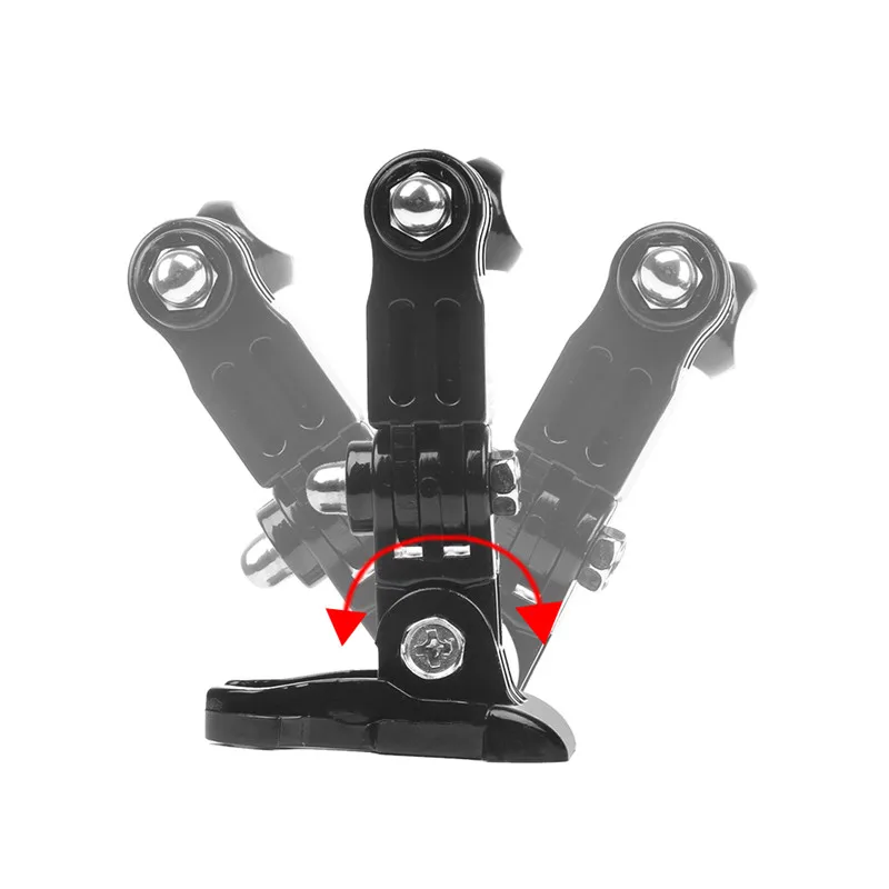 Adjustable Helmet Curved Adhesive Side Mount for Gopro Hero 7/6/5/4/3/3+/2/1 xiaomi yi 4K Sjcam Sj4000 action Camera Accessories |