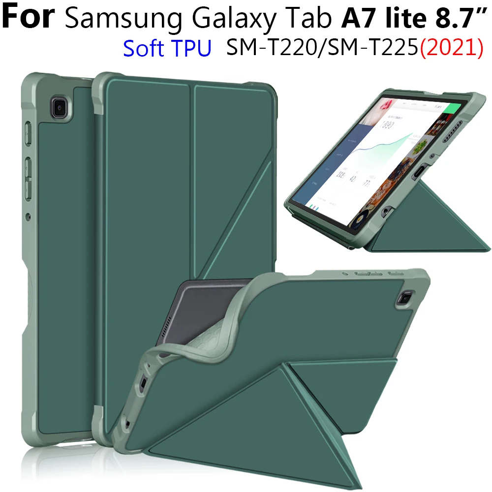 

Чехол для Samsung Galaxy Tab A7 Lite 8,7 дюйма, складной чехол с несколькими углами для Samsung Galaxy Tab A7 Lite 8,7 дюйма, чехол для телефона T225